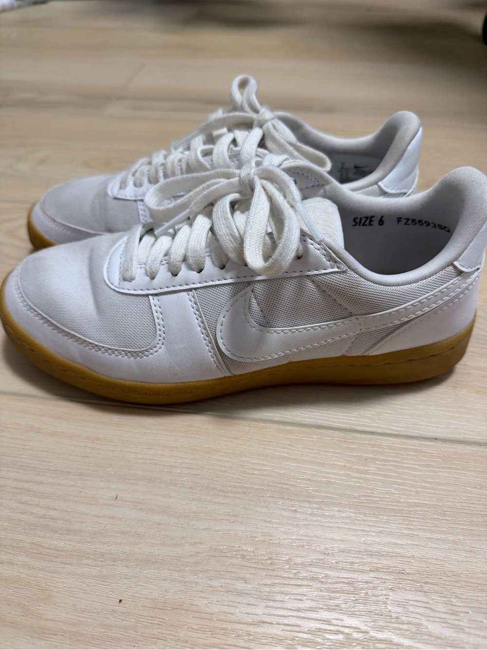 Nike White Low-Top Sneakers